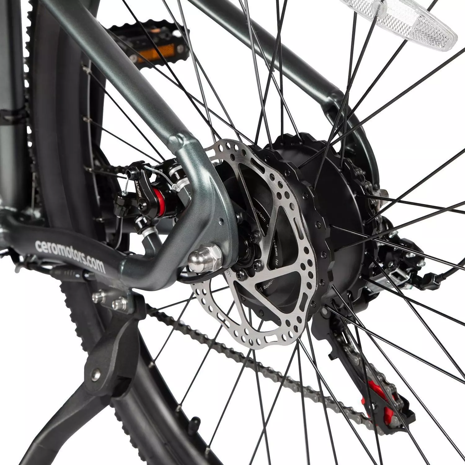 Bicicleta Eléctrica Cero M8L Gris-3