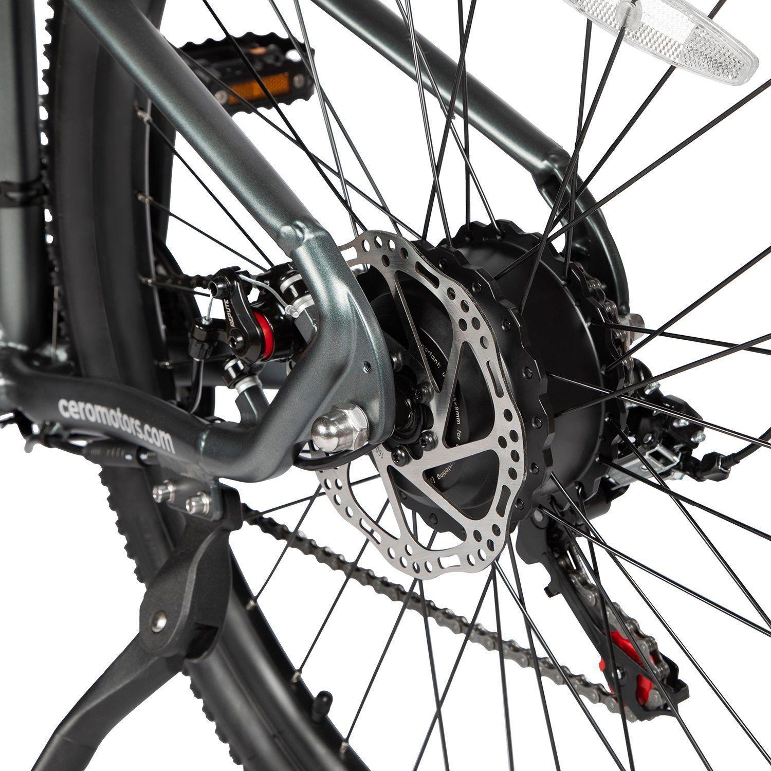 Bicicleta Eléctrica Cero M8L Gris-3