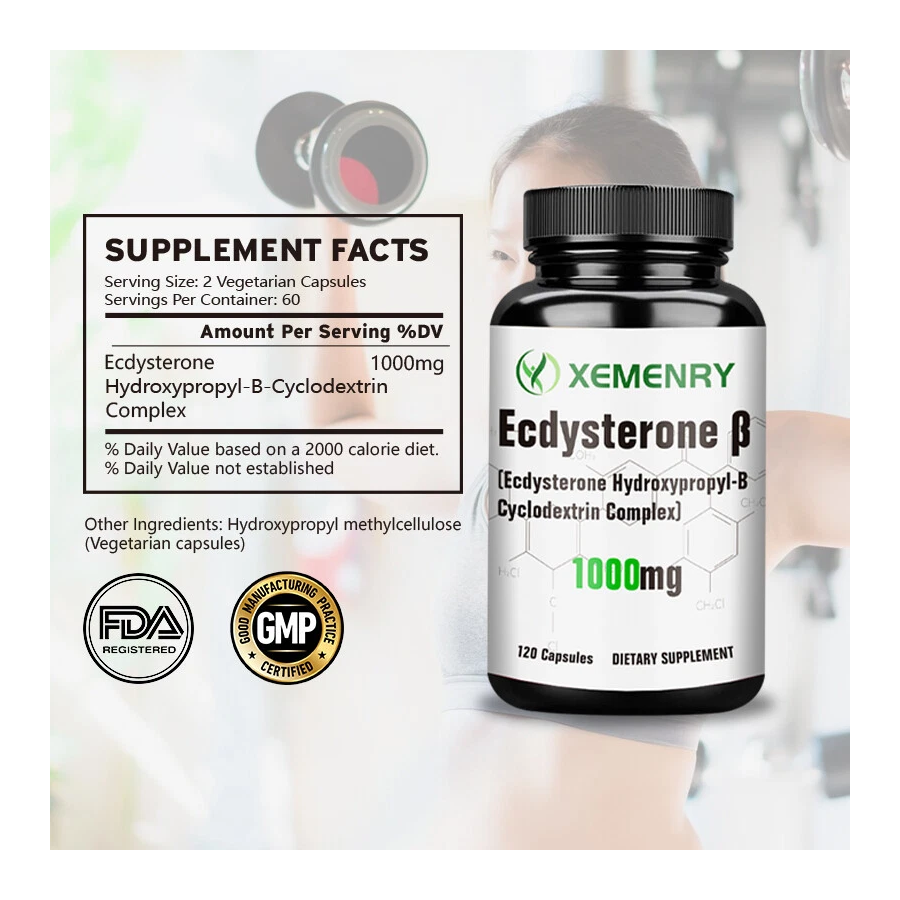 Ecdisterona B Metabolismo Quemador Grasa Gana Musculo 120cap-6