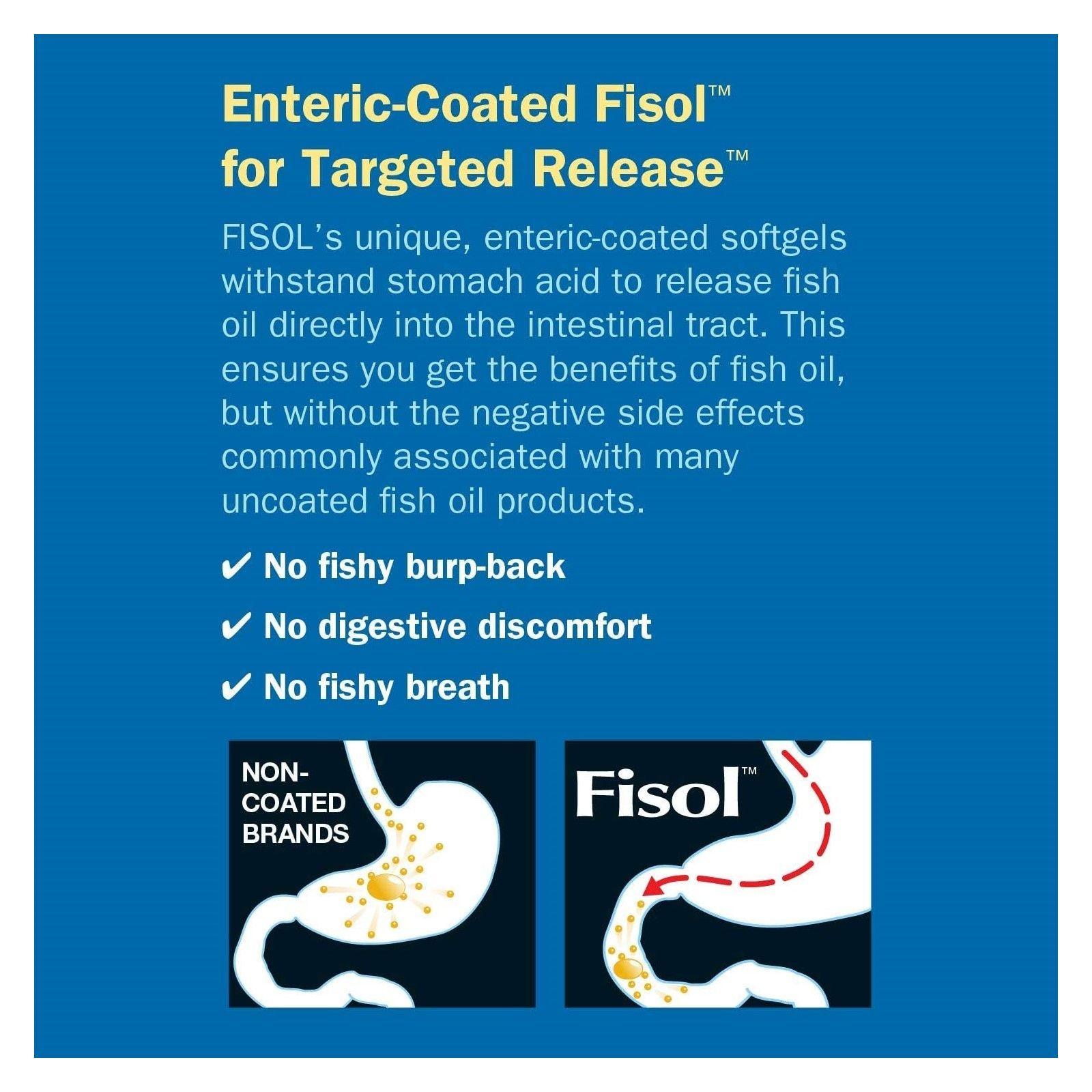 Natures Way Fisol Aceite Pescado Omega 3 Fish Oil Epa/ Dha-3