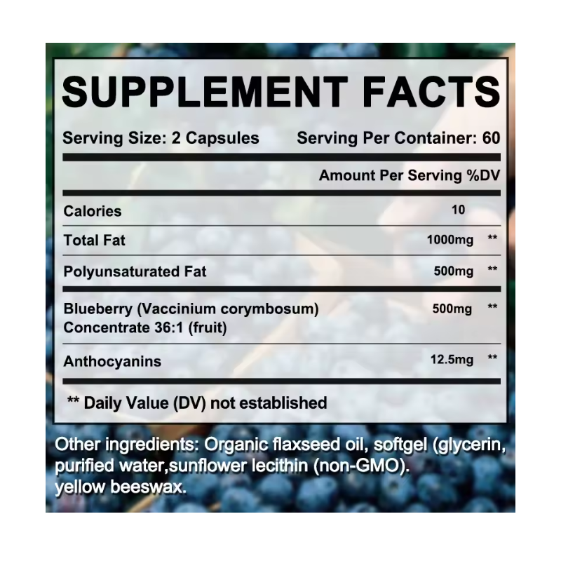 Balincer Blueberry Concentrado Arandanos Resveratrol 500mg 120 caps-6