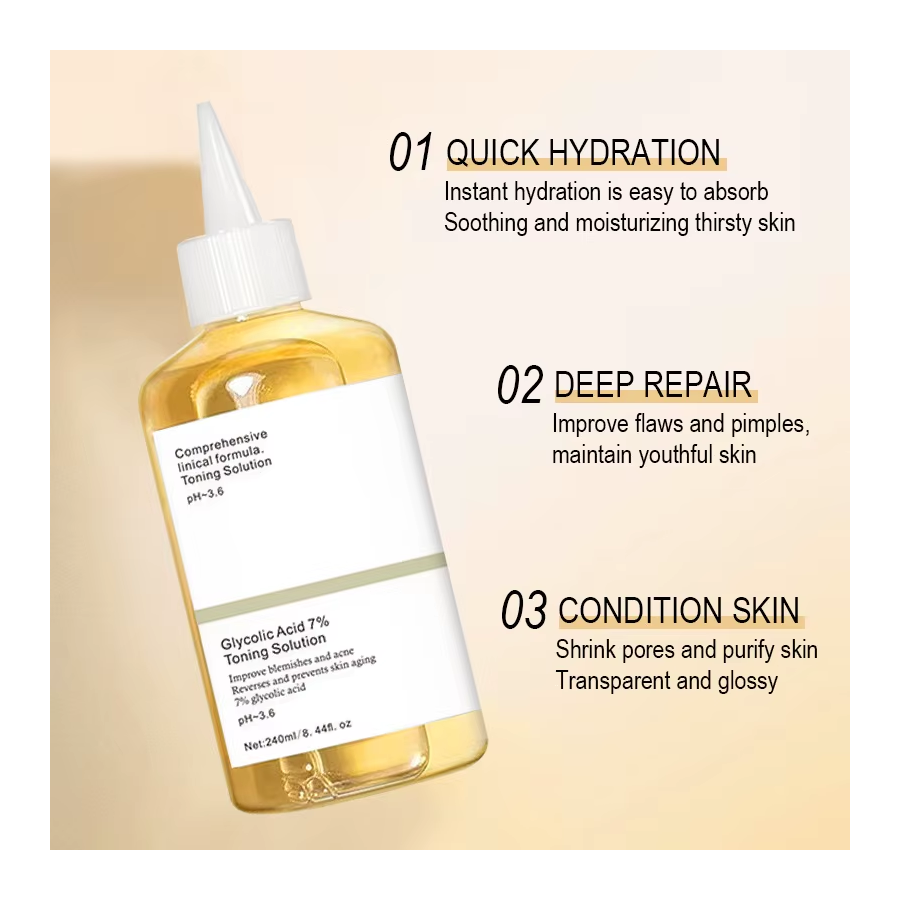 Glycolic Acid 7% Solucion Acido Glicolico Tonificante 240ml-7