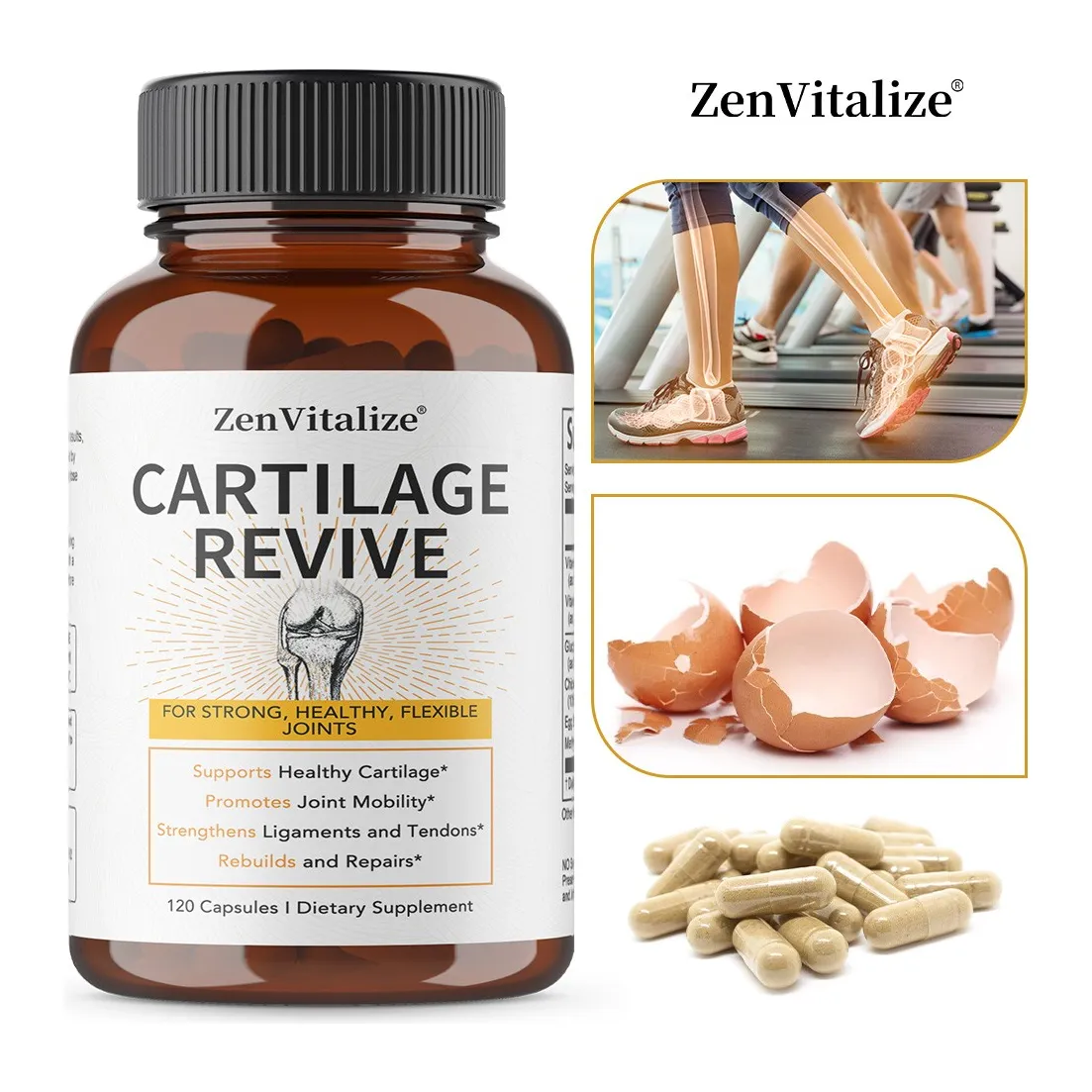 Aceite De Onagra 1300 Mg Omega 6 + Cartilage Revive Colageno 120cap-2