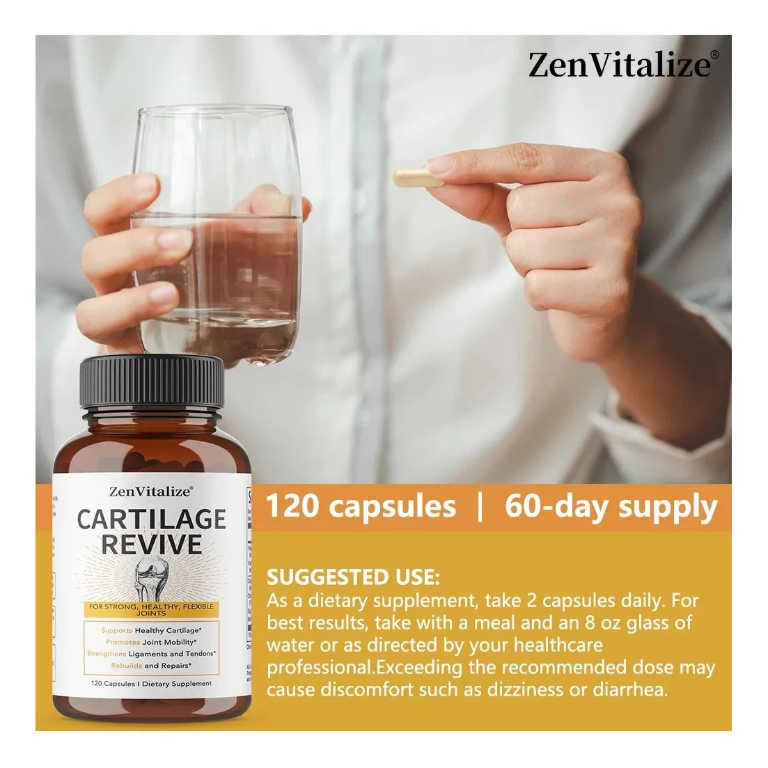 Aceite De Onagra 1300 Mg Omega 6 + Cartilage Revive Colageno 120cap-4