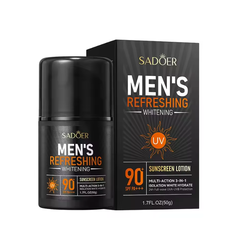 Sadoer Protector Solar Hombre Mens Refreshing Crema Spf 90-0
