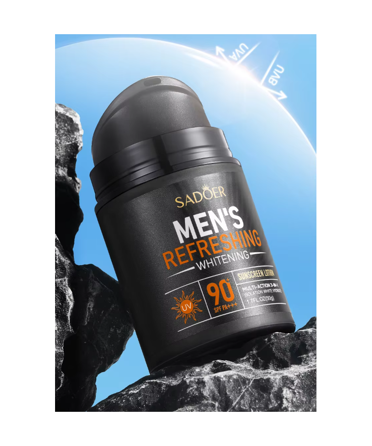 Sadoer Protector Solar Hombre Mens Refreshing Crema Spf 90-1