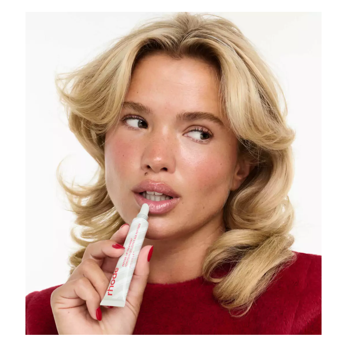 Rhode Peptide Lip Tratamiento Labial De Peptidos Peppermint Glaze-2