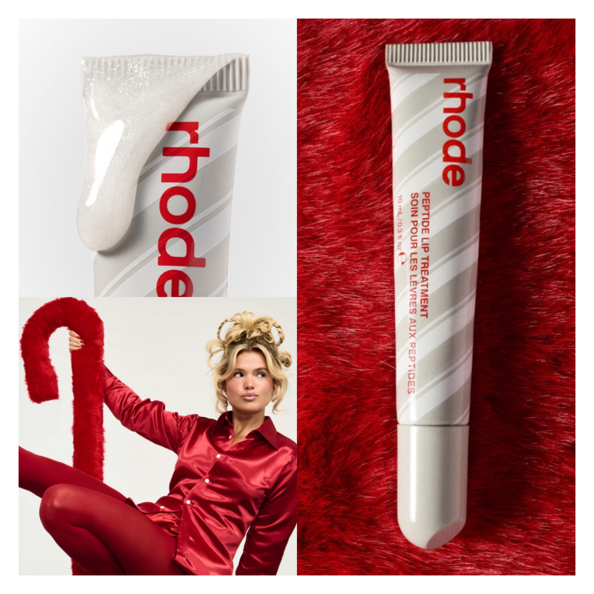 Rhode Peptide Lip Tratamiento Labial De Peptidos Peppermint Glaze-5