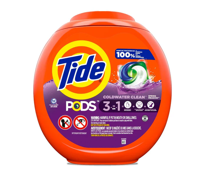 Detergente En Capsulas Tide Pods Spring Meadow 76 Unidades-0