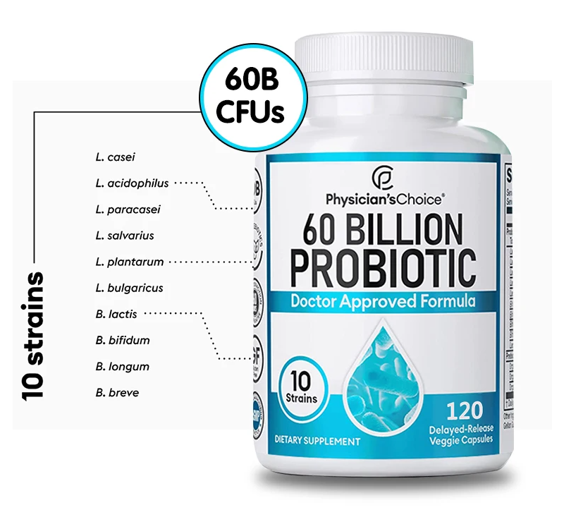 Probiotix Probioticos 60b Cfu Lactobacilos Acidophilus 120 caps-3