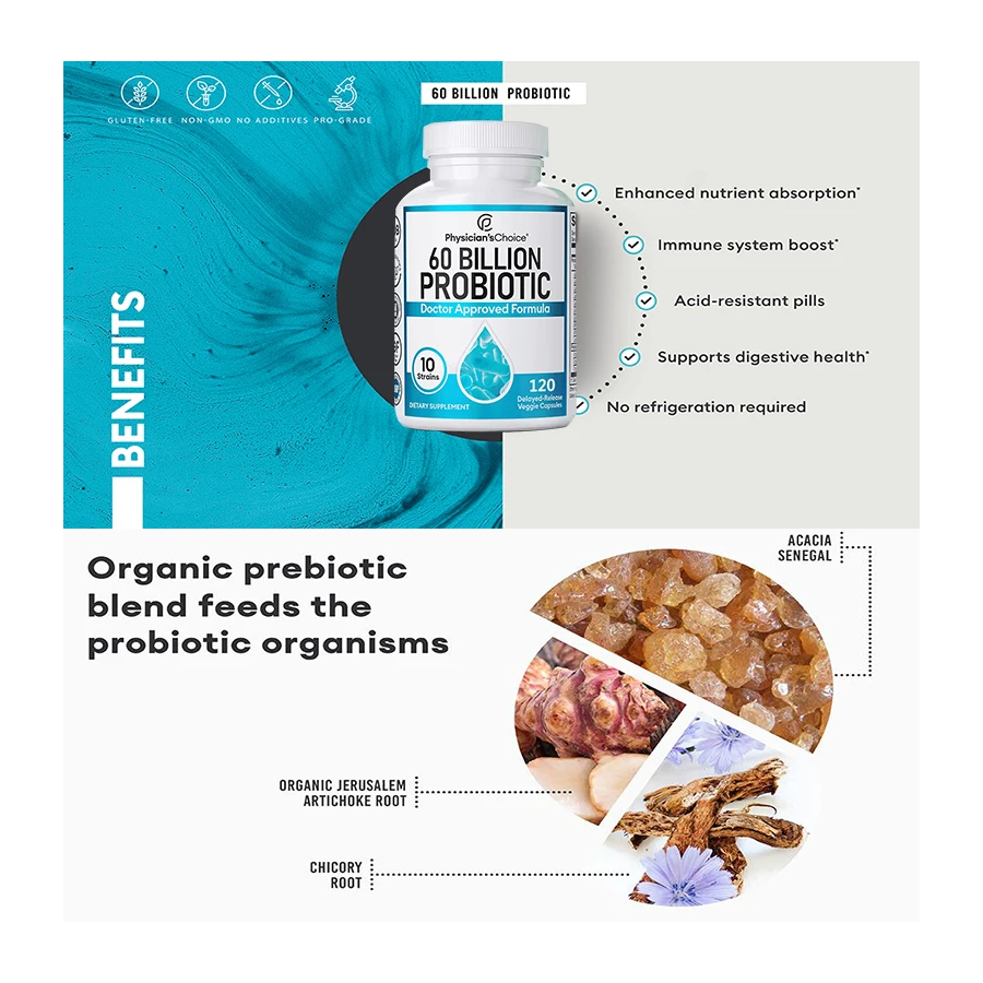 Probiotix Probioticos 60b Cfu Lactobacilos Acidophilus 120 caps-4