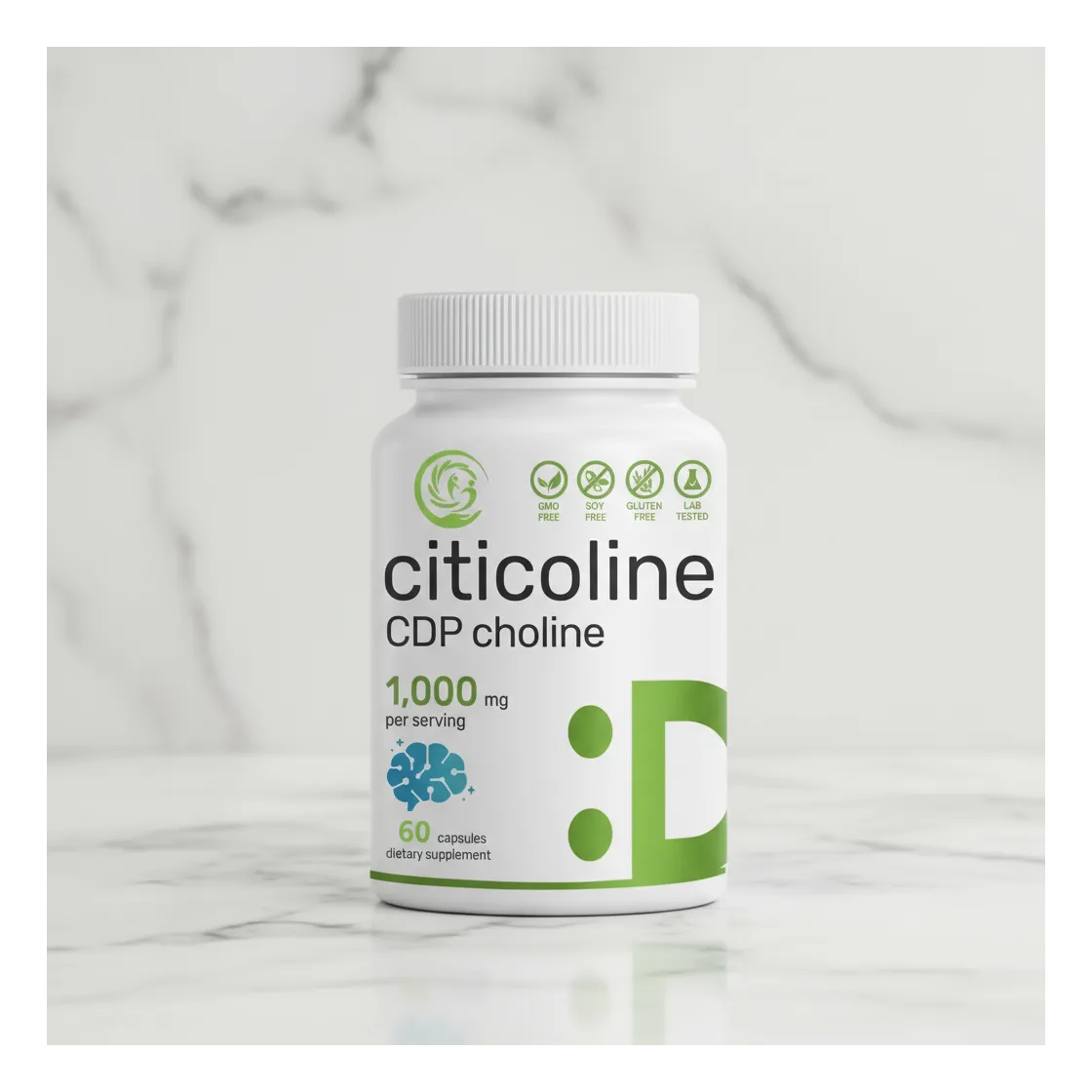 Citicolina Cdp Colina 1000mg Memoria Saludable Concentracion-2