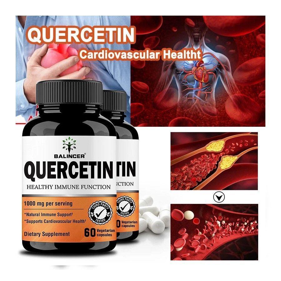 Balincer Quercetin 1000mg Quercetina Potencia el Sistema Inmune 60 caps-3