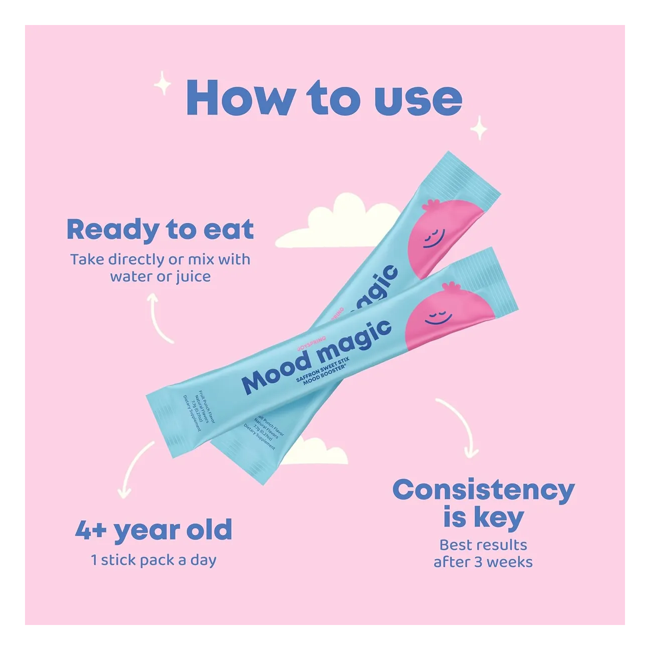 Joyspring Mood Magic Citrato De Magnesio En Polvo Para Niños Happy Cherry Guinda-4