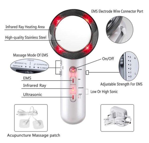 Celluslim Masajeador Profesional Celulitis Calor Infrarrojo-3