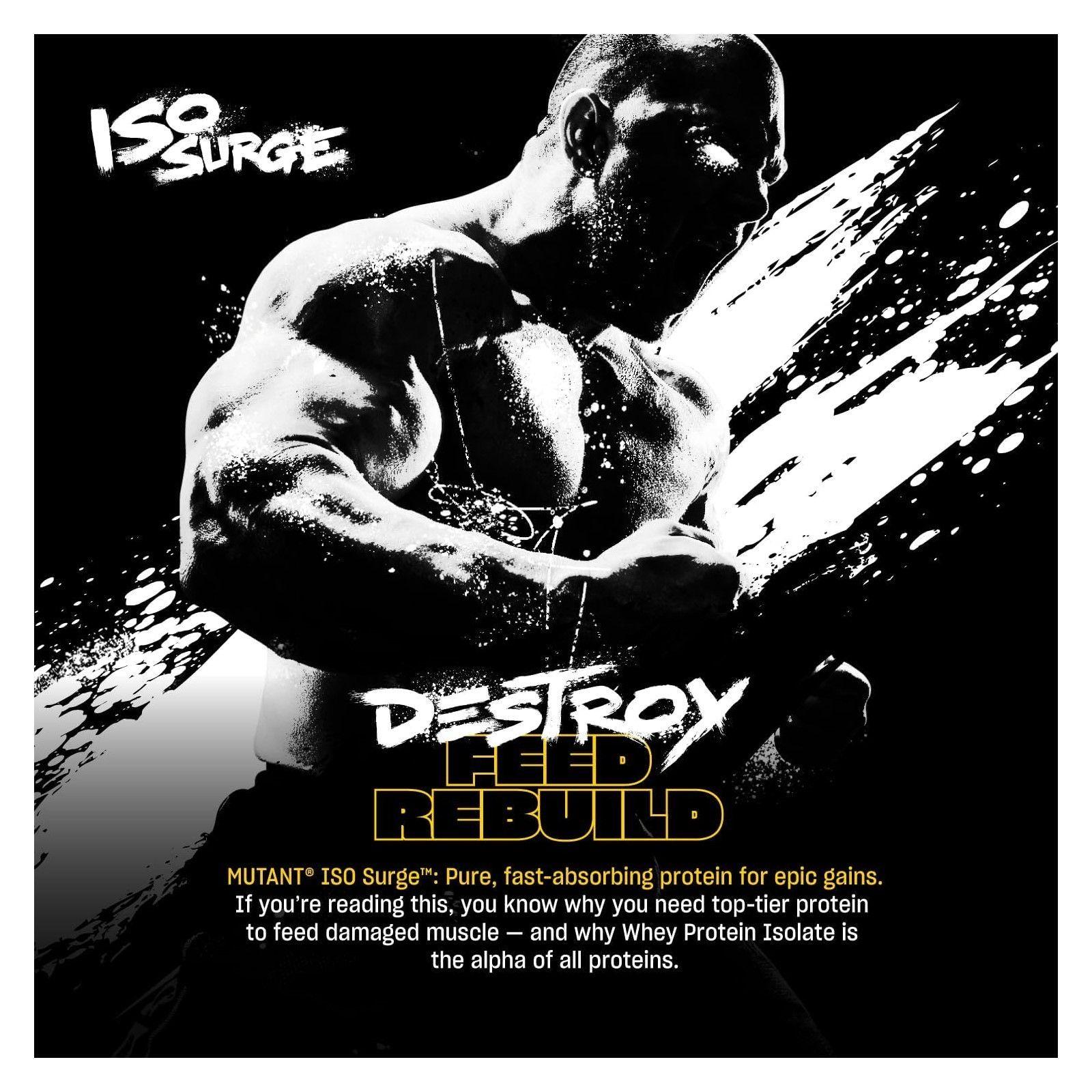 Mutant Iso Surge Whey Protein Isolate 5 Lbs Triple Chocolate-4