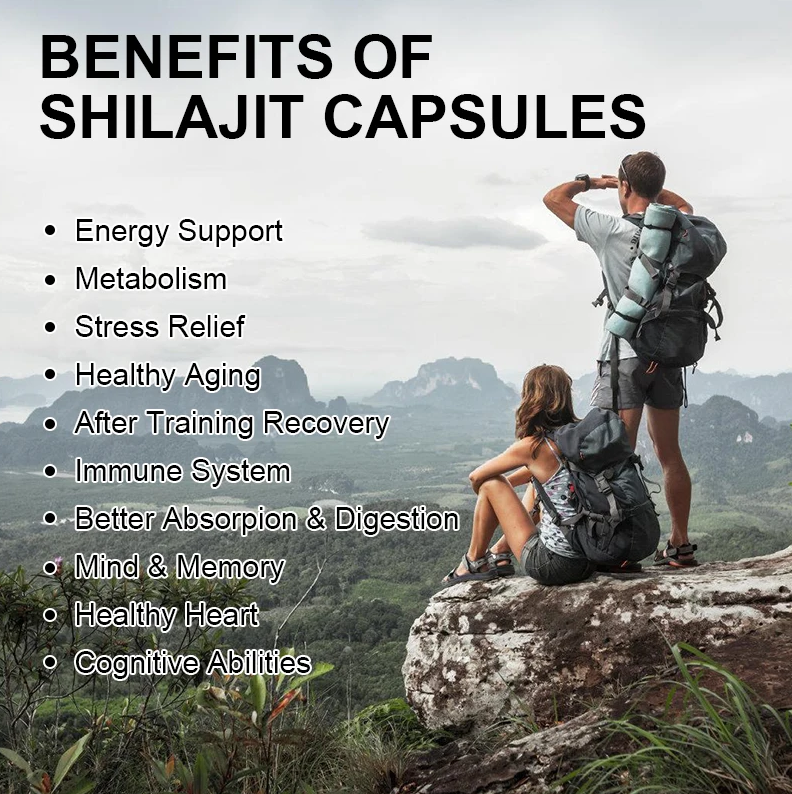 Shilajit Extracto Puro De Shilajit Del Himalaya 500mg 120 caps-7