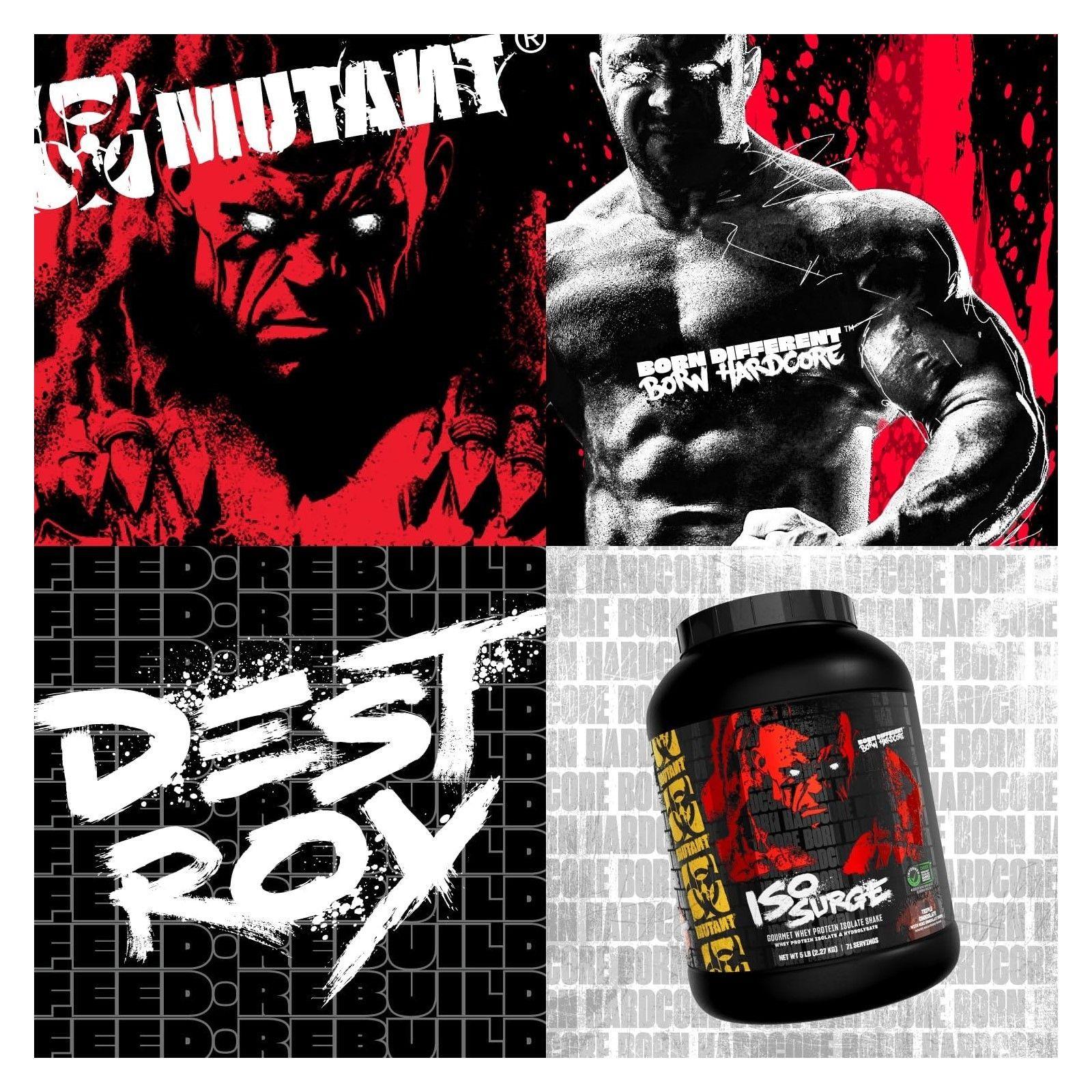 Mutant Iso Surge Whey Protein Isolate 5 Lb Vanilla Ice Cream-5
