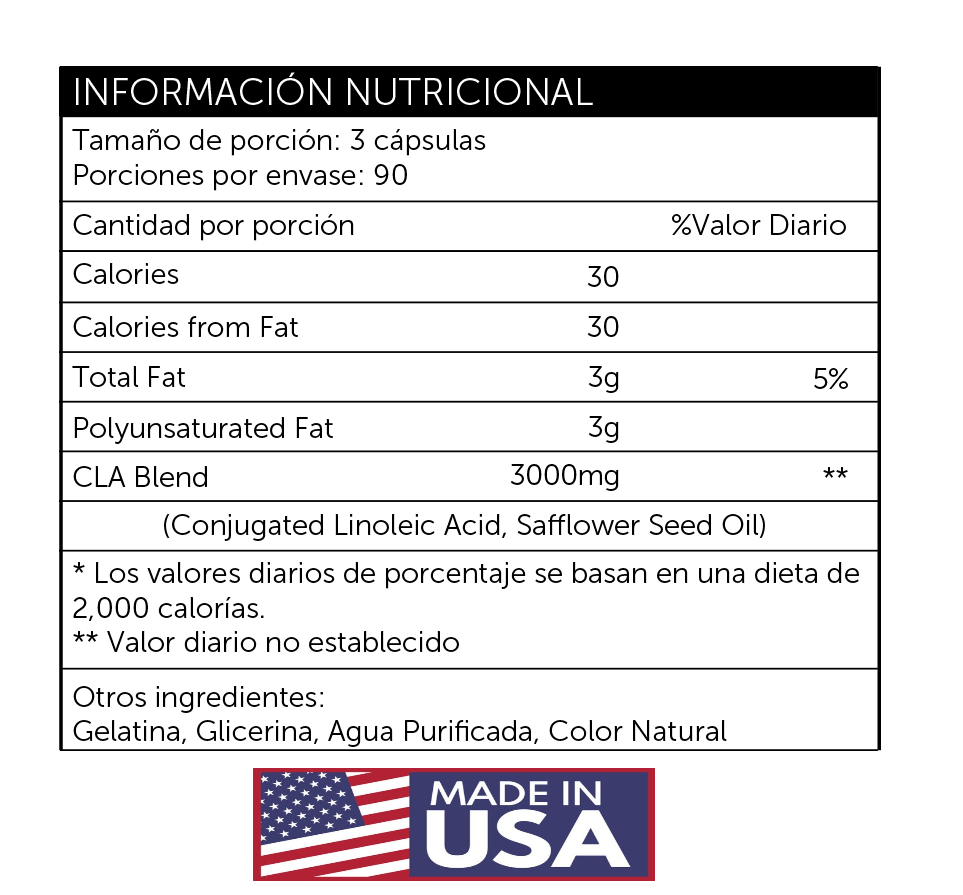 Balincer Quemador Grasas Cla 3000 Acido Linoleico Conjugado-4