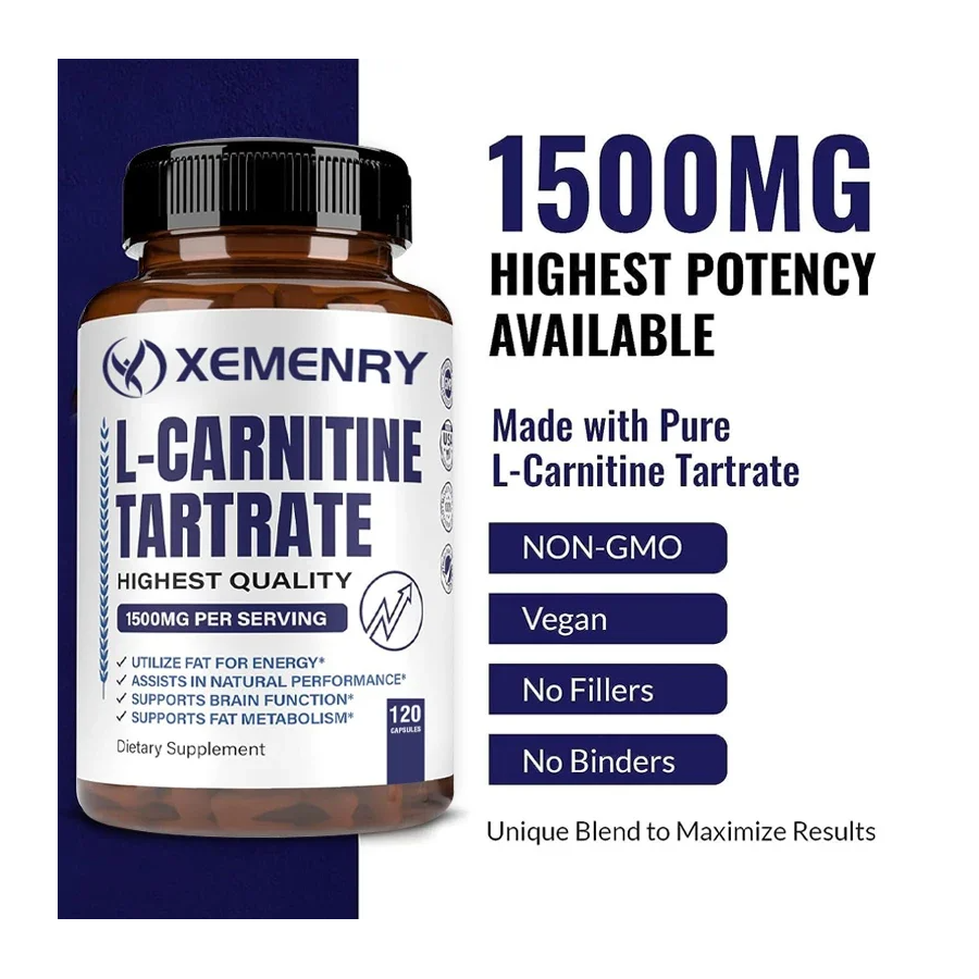 Quemador De Grasas Carnitina Tartrato L-carnitina 1500mg-3