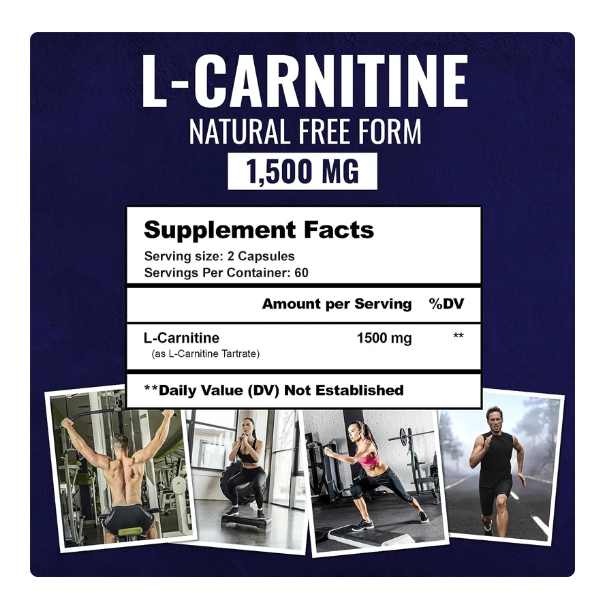 Quemador De Grasas Carnitina Tartrato L-carnitina 1500mg-7