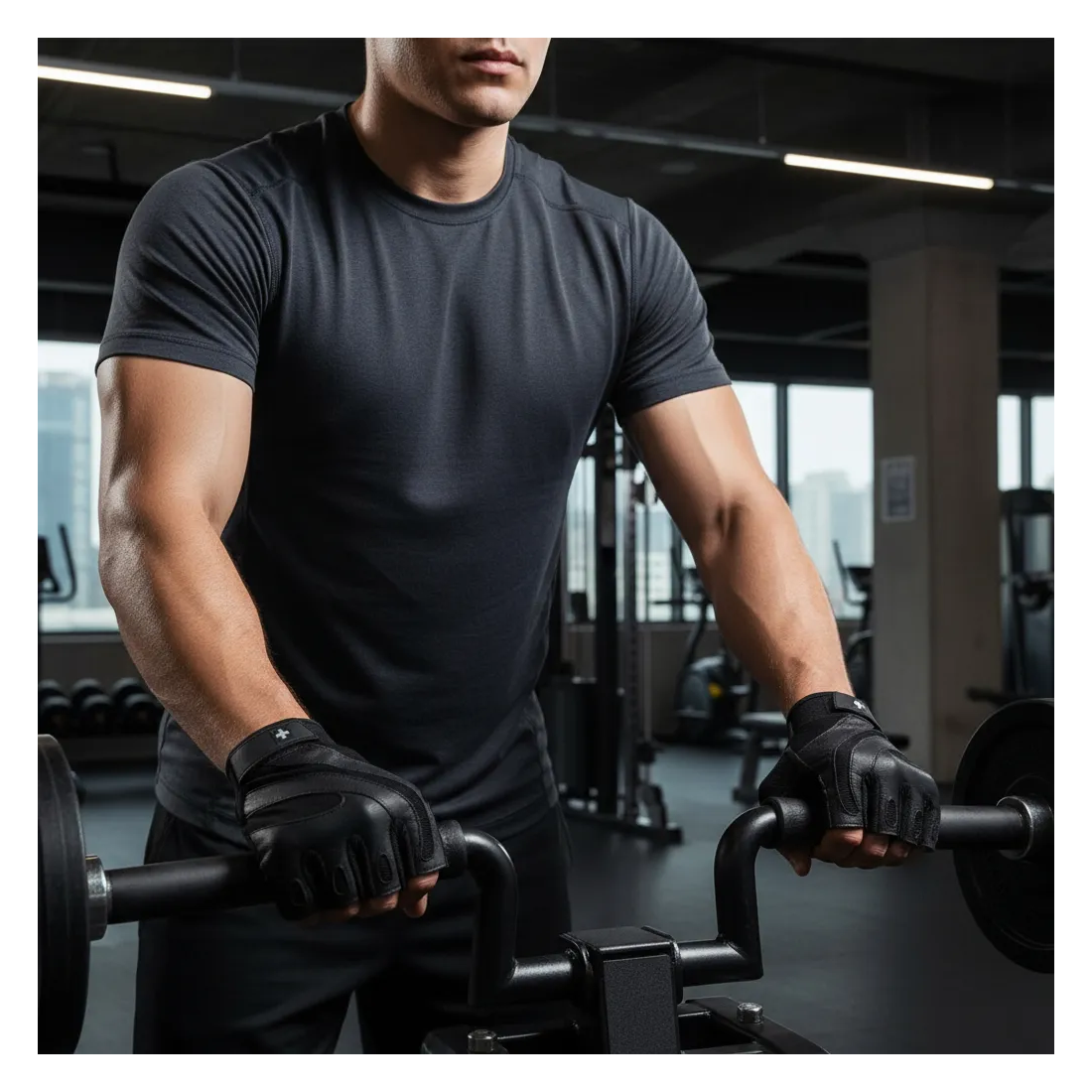 Guantes De Gimnasio Harbinger Pro M Negro Antideslizante -2