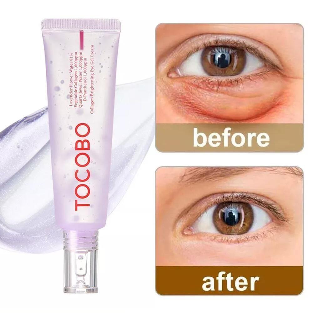 Contorno De Ojos Tocobo Collagen Brightening Eye Gel Cream 30ml-5