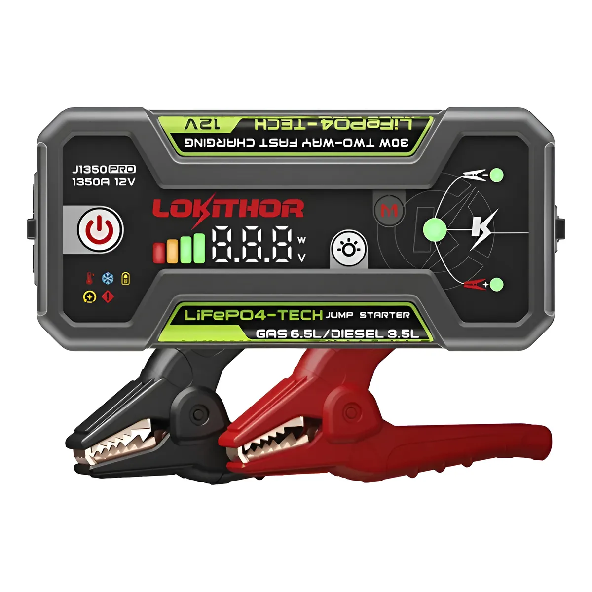 Partidor De Baterías 12v / 1.350a J1350 Pro Lifepo4 Lokithor-3