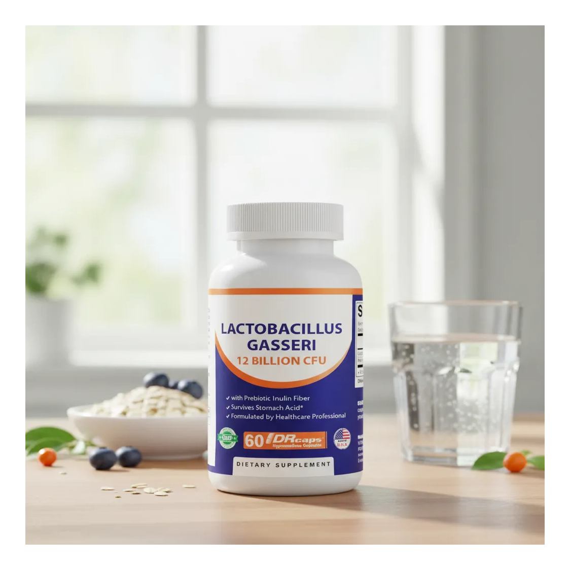 Lactobacillus Gasseri 12 Billones Cfu Lactobacilo Probiotico 60 DR caps-4