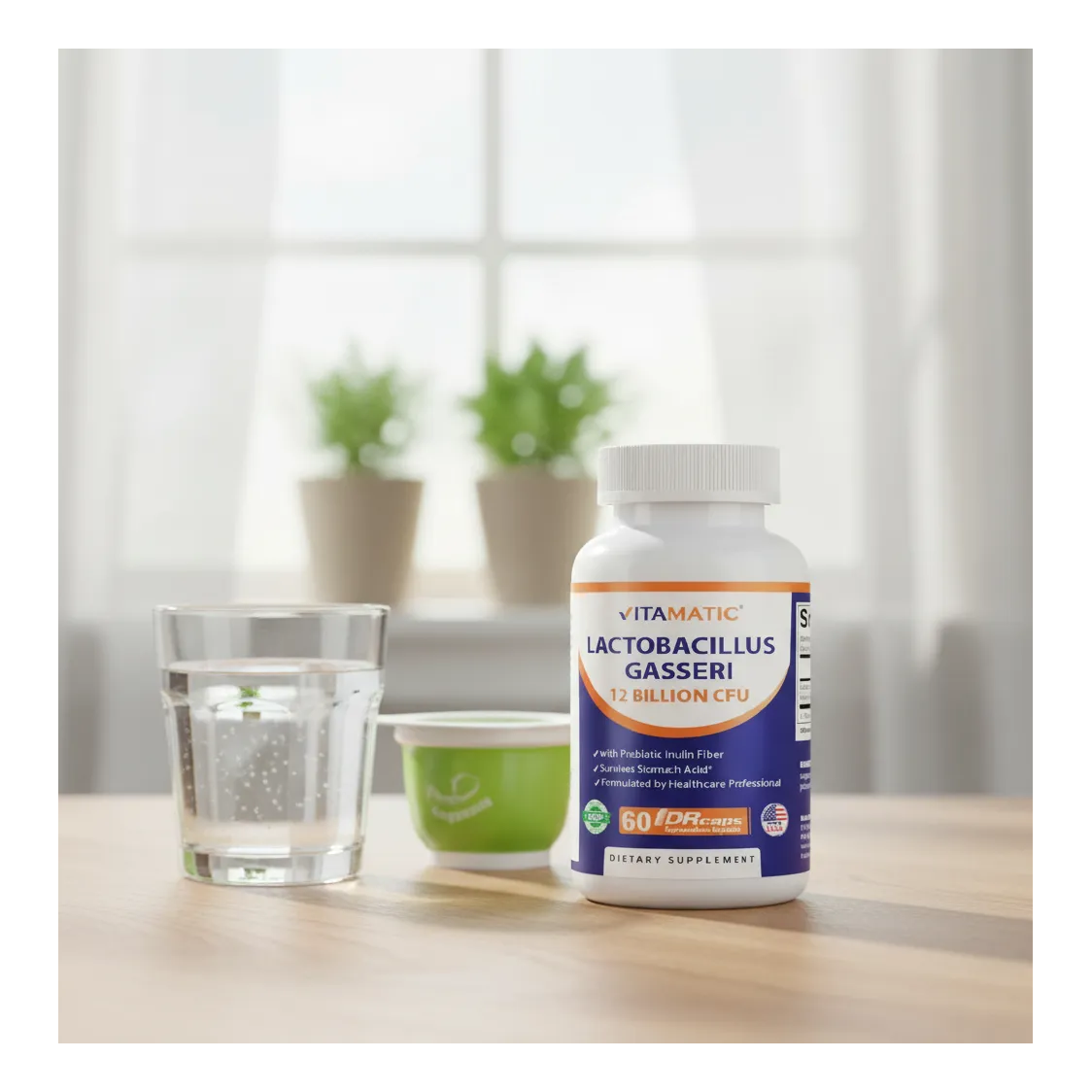 Lactobacillus Gasseri 12 Billones Cfu Lactobacilo Probiotico 60 DR caps-5