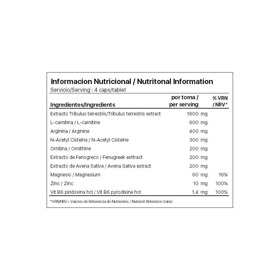 Balincer Tribulus 8000mg Ultra Strength 120 Capsulas-5
