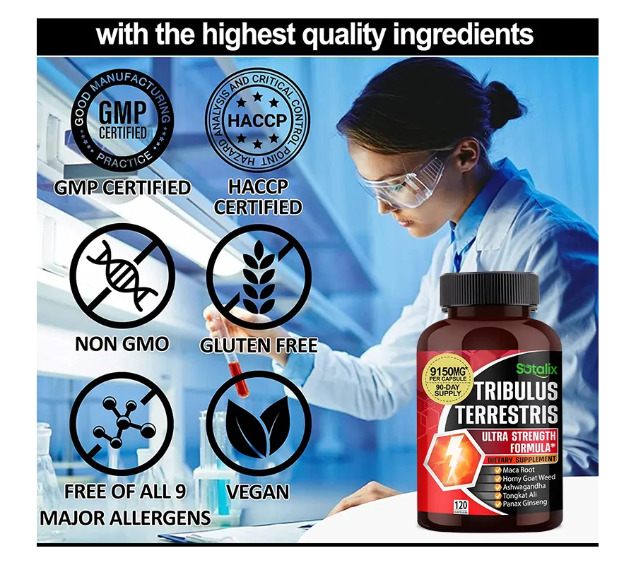 Balincer Tribulus 8000mg Ultra Strength 120 Capsulas-6
