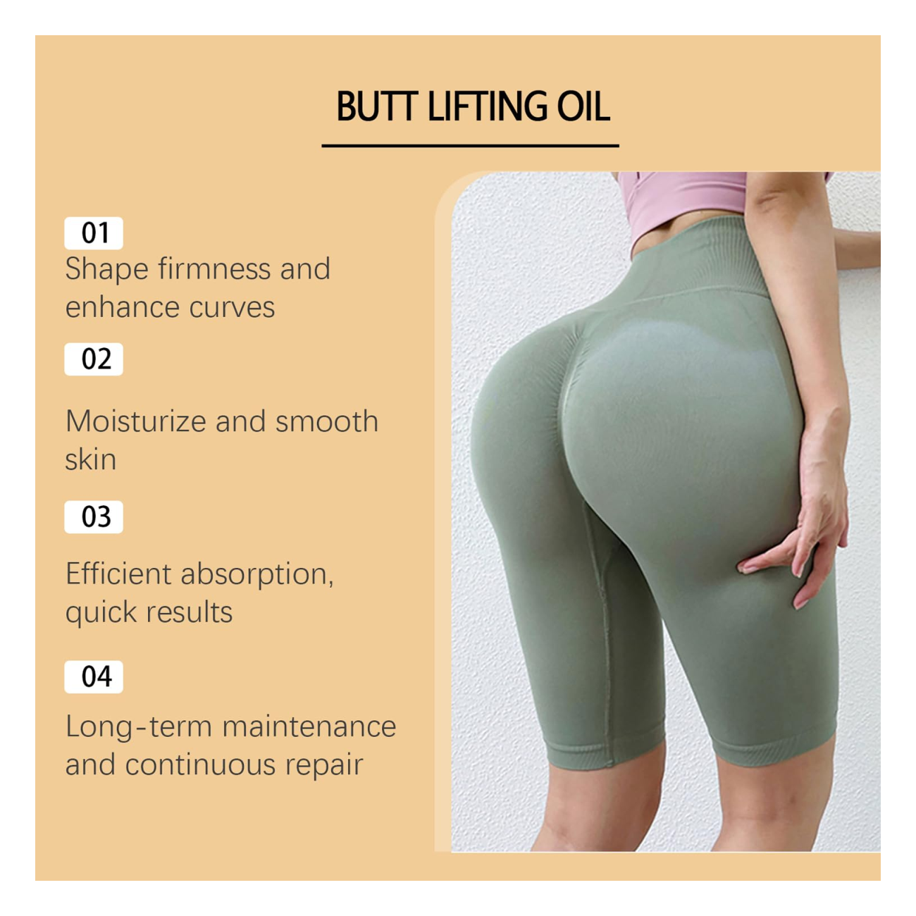 Aceite Butt Lifting Reafirmante Glúteos Efecto Volumen 30ml-2