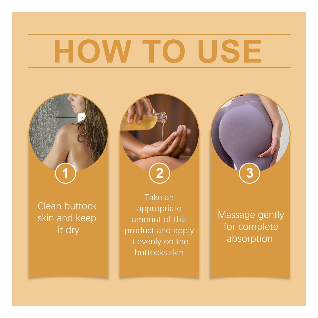 Aceite Butt Lifting Reafirmante Glúteos Efecto Volumen 30ml-5