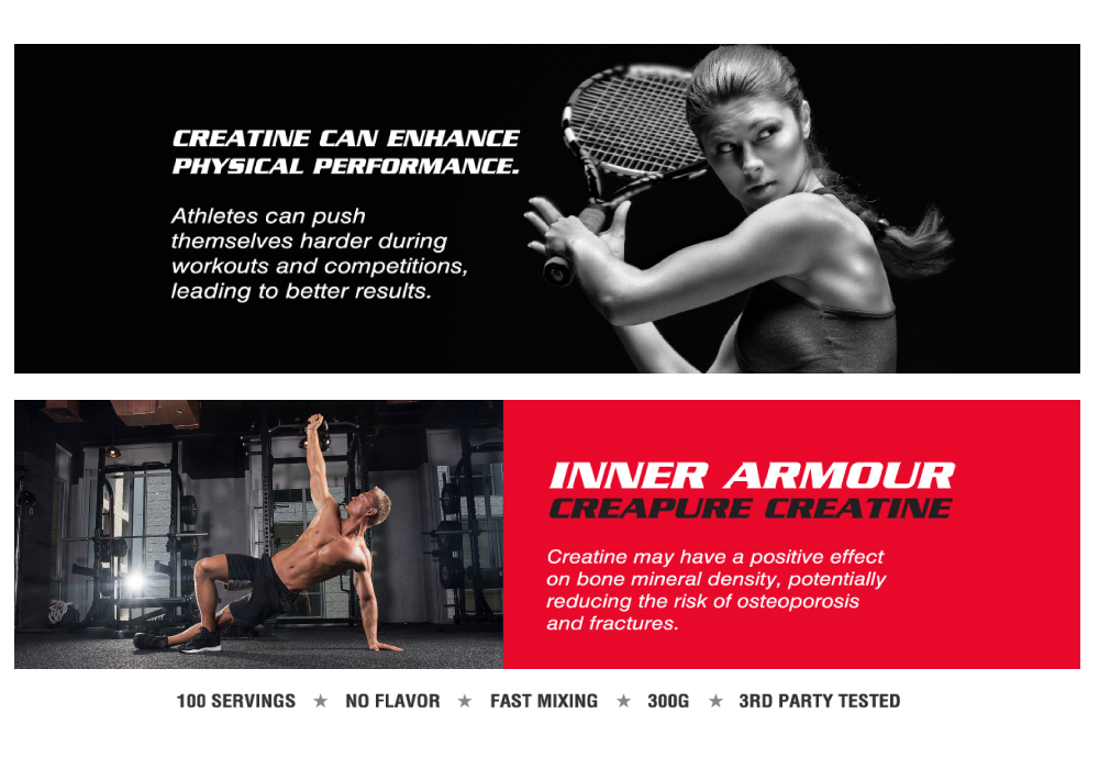 Inner Armour Creatina Monohidrato Micronizada Creapure 300gr-3