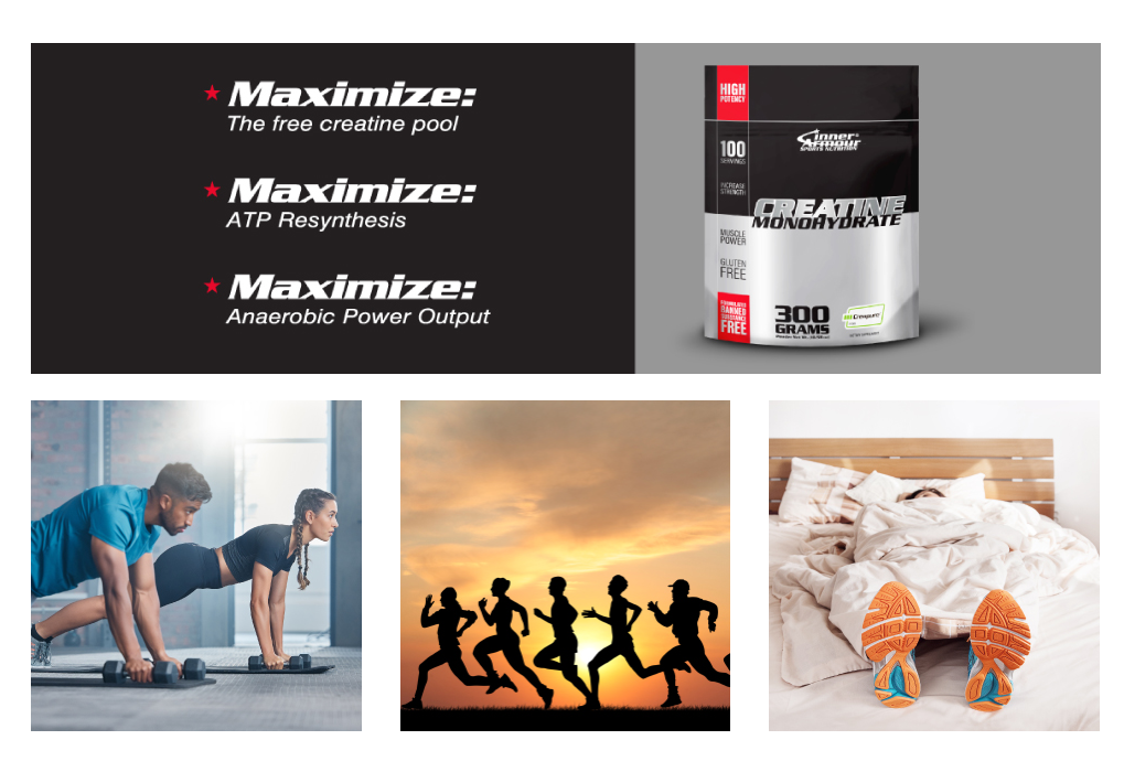 Inner Armour Creatina Monohidrato Micronizada Creapure 300gr-4