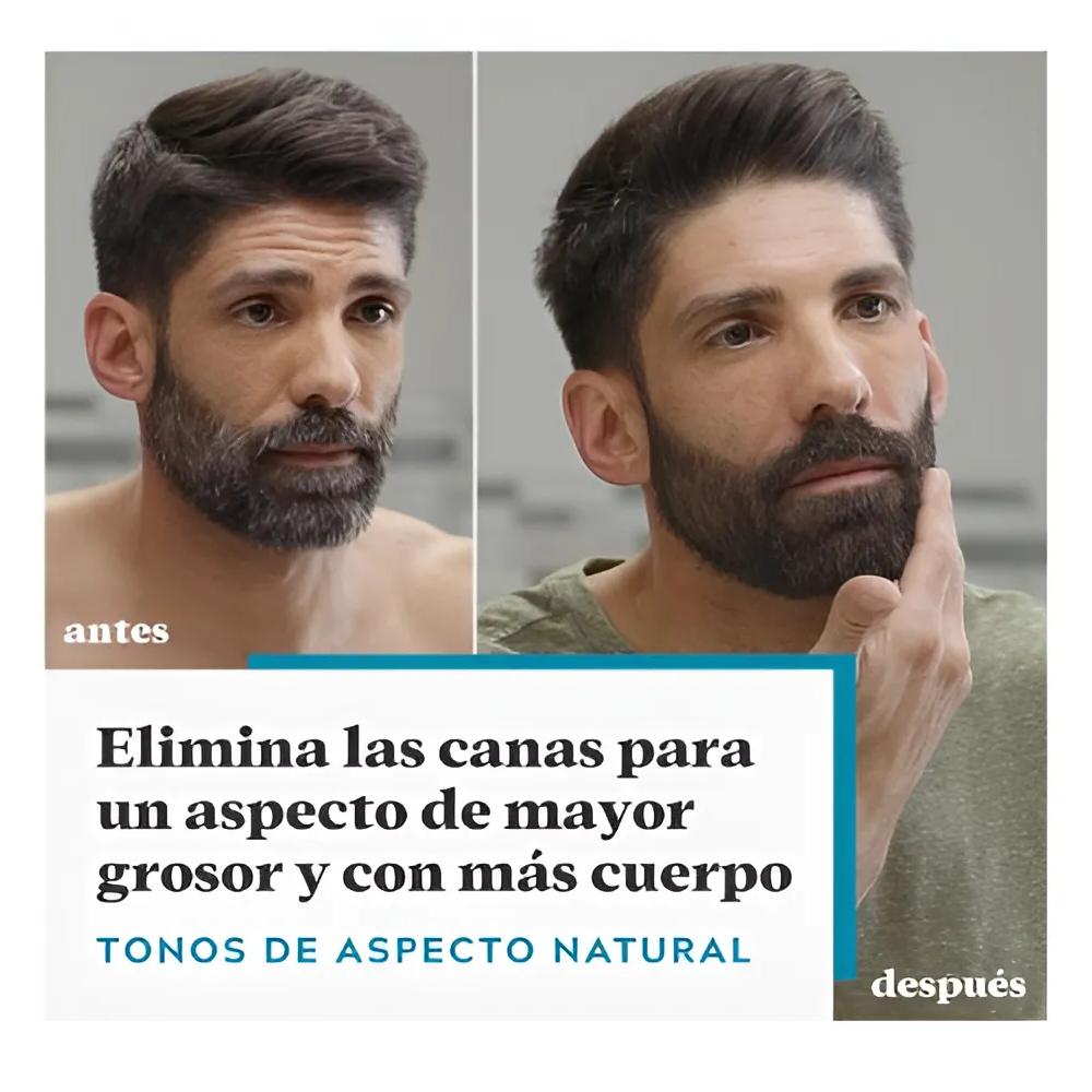 Tintura En Gel Just For Men Barba Y Bigote Castaño Oscuro-3