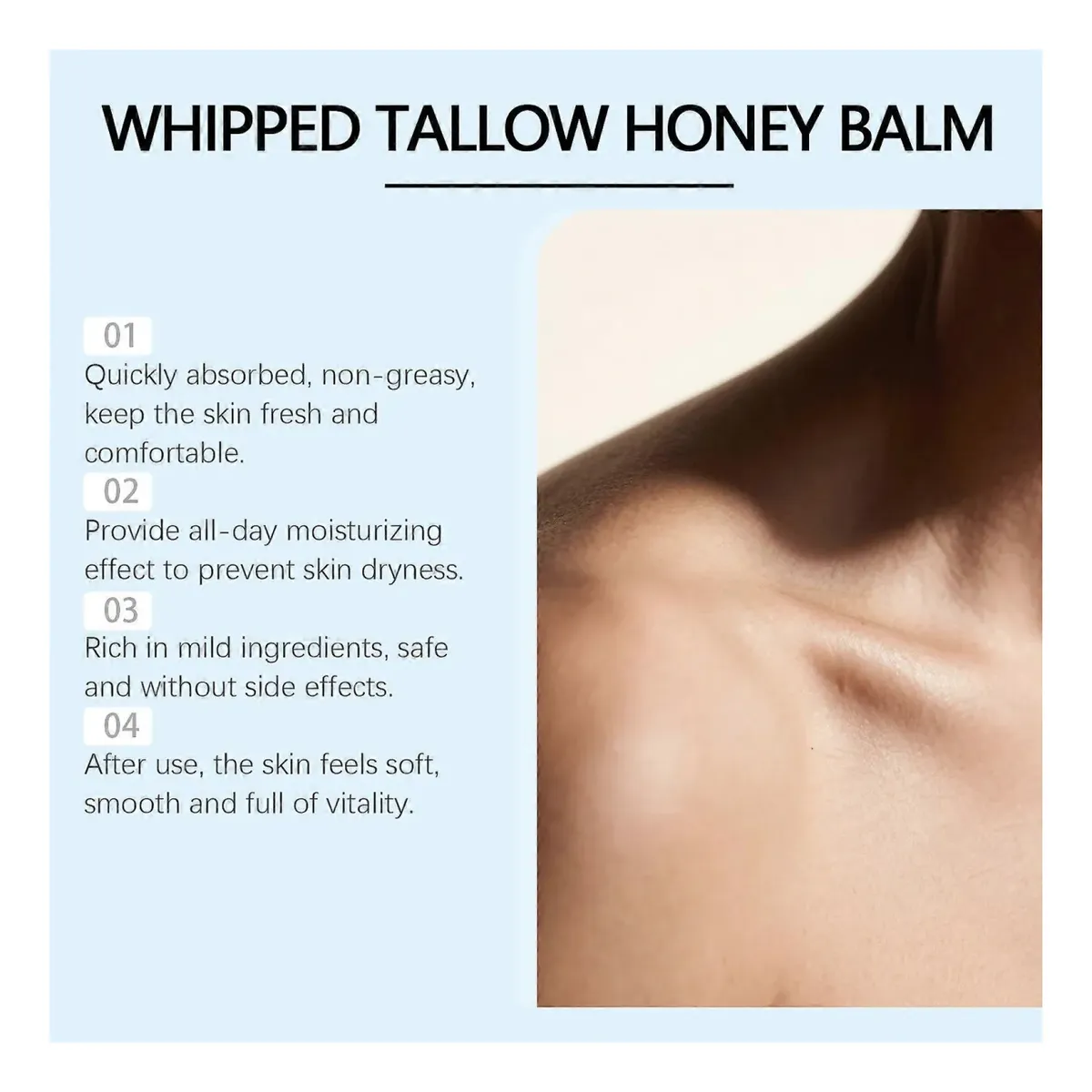 Whipped Tallow  Honey Balm Crema Facial Efecto Lifting 60g-2