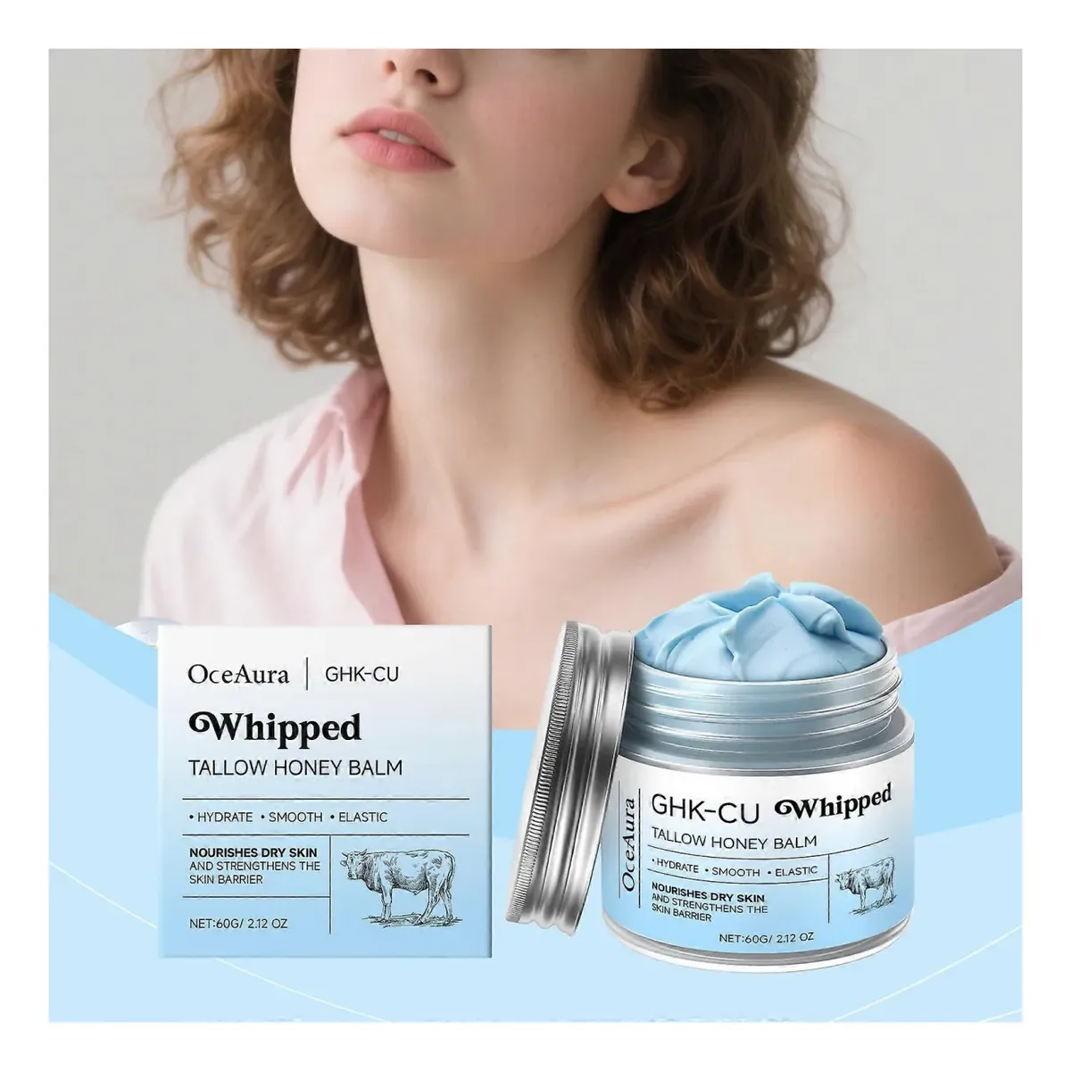 Whipped Tallow  Honey Balm Crema Facial Efecto Lifting 60g-4