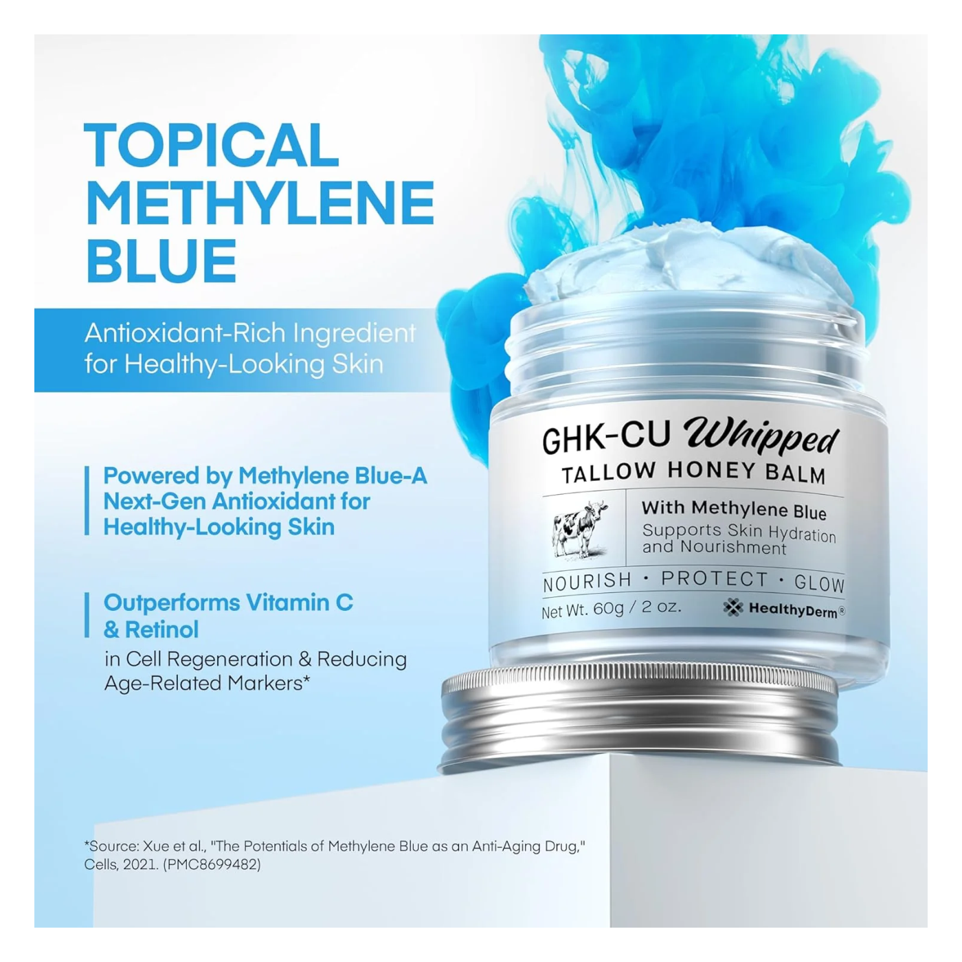 Whipped Tallow  Honey Balm Crema Facial Efecto Lifting 60g-6