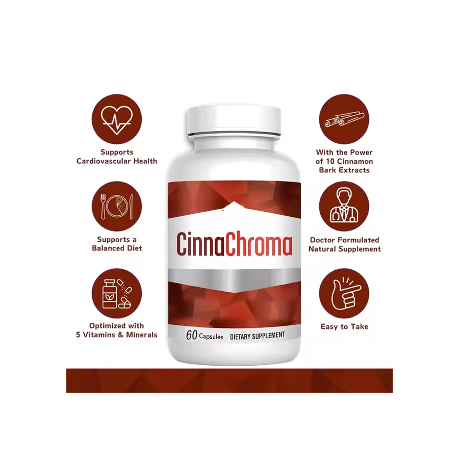 Cinnachroma Cinnamon Vitamina D3 K2 Mk-7 Picolinato De Cromo 60 caps-4