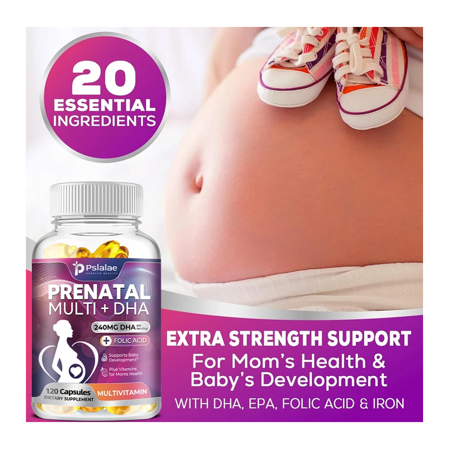 Suplemento Para Embarazadas Prenatal Multi + Dha 120 Gelcaps-1
