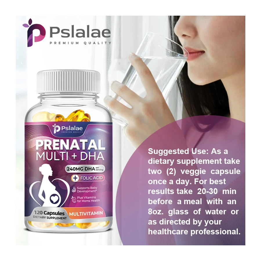 Suplemento Para Embarazadas Prenatal Multi + Dha 120 Gelcaps-5