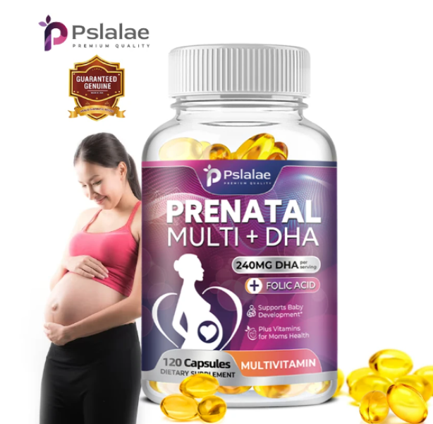 Suplemento Para Embarazadas Prenatal Multi + Dha 120 Gelcaps-6