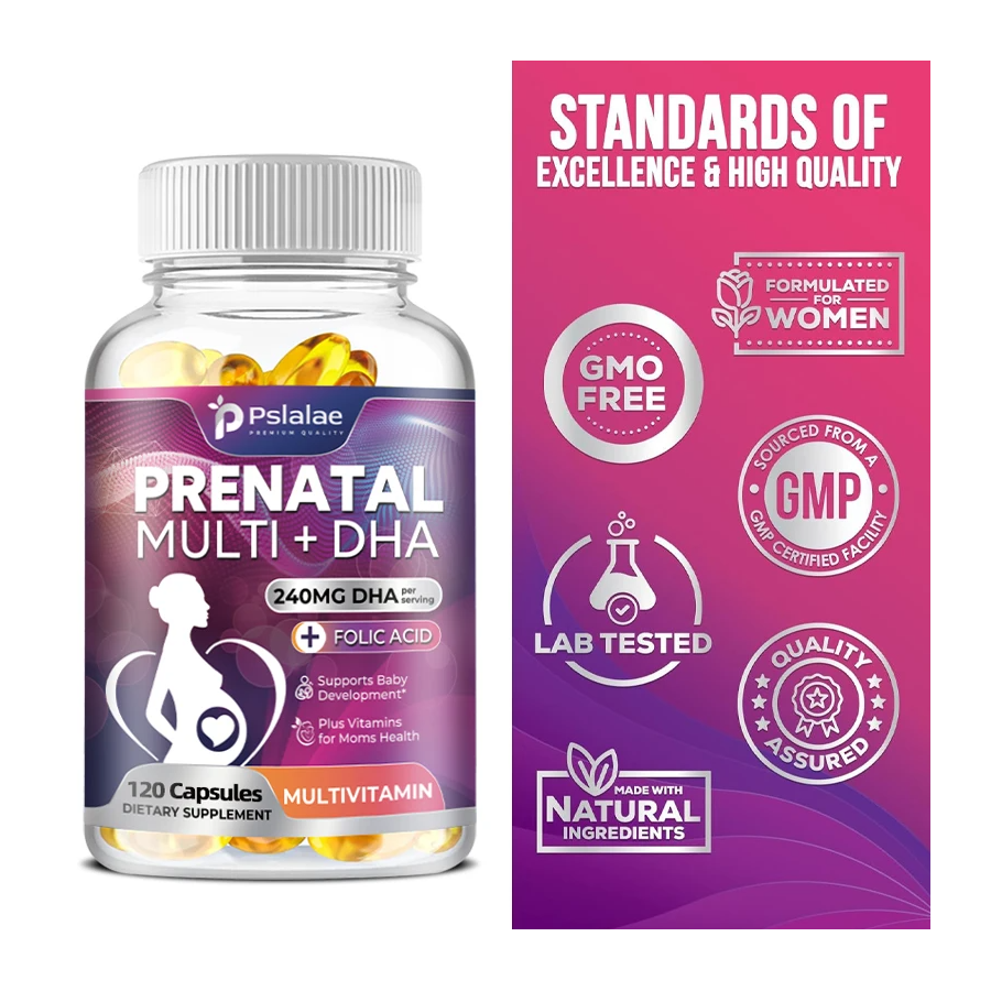 Suplemento Para Embarazadas Prenatal Multi + Dha 120 Gelcaps-7