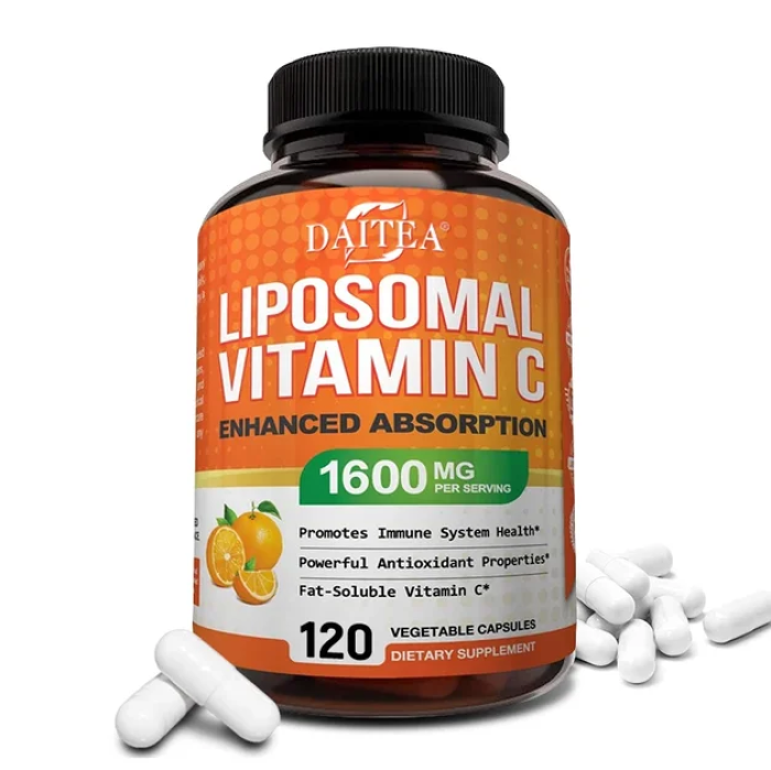 Daitea Vitamina C Liposomal Acido Ascorbico 1600mg 120 Caps-0