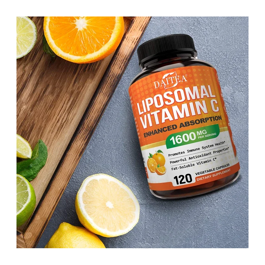 Daitea Vitamina C Liposomal Acido Ascorbico 1600mg 120 Caps-3