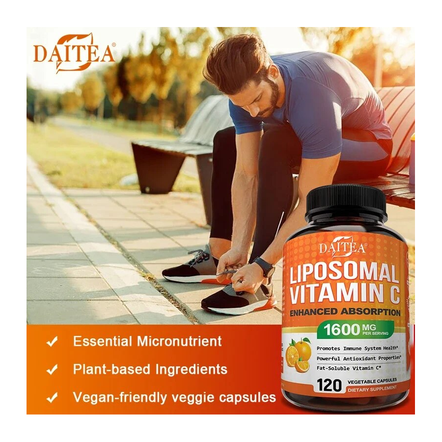 Daitea Vitamina C Liposomal Acido Ascorbico 1600mg 120 Caps-5