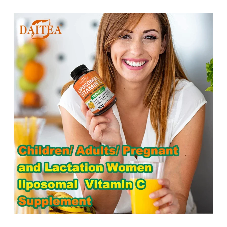 Daitea Vitamina C Liposomal Acido Ascorbico 1600mg 120 Caps-7