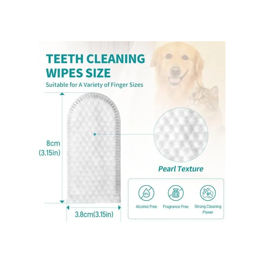 Freshbite Pet Toallitas Limpiadoras Dientes Perros Gatos 50u-4